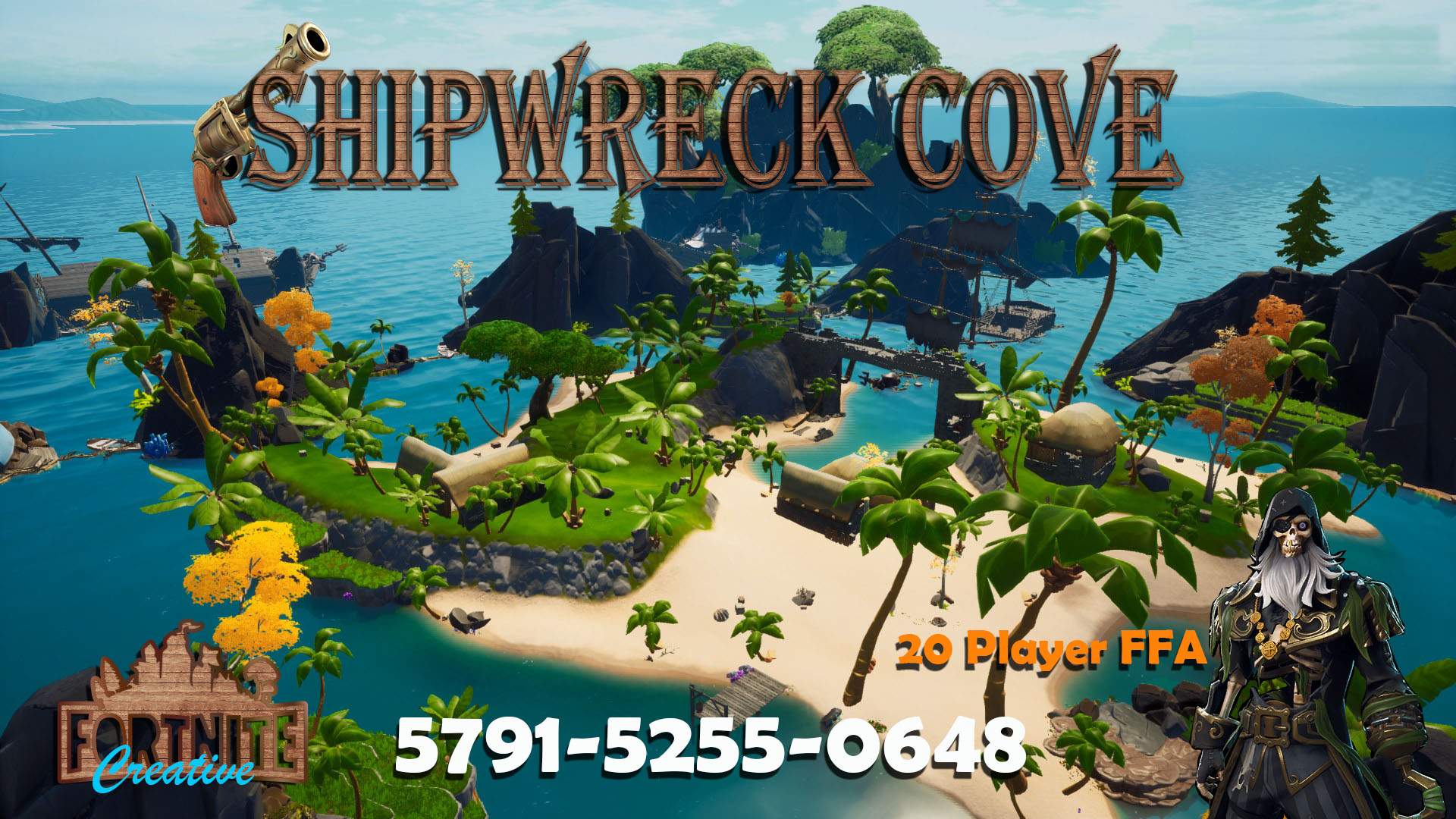 SHIPWRECK COVE (20 PLAYER FFA)
