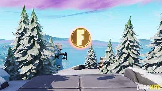 the coin collector frozen mountain 10 - fortnite coins in creative map