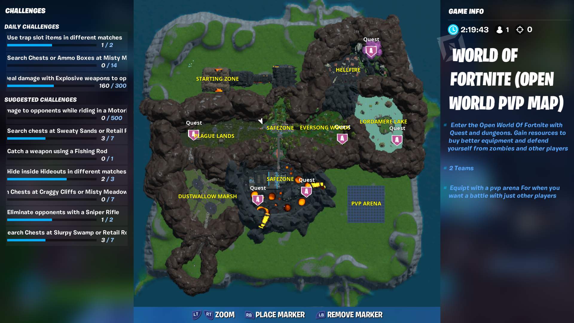 WORLD OF FORTNITE (OPEN WORLD PVP MAP) 5949-5246-3954