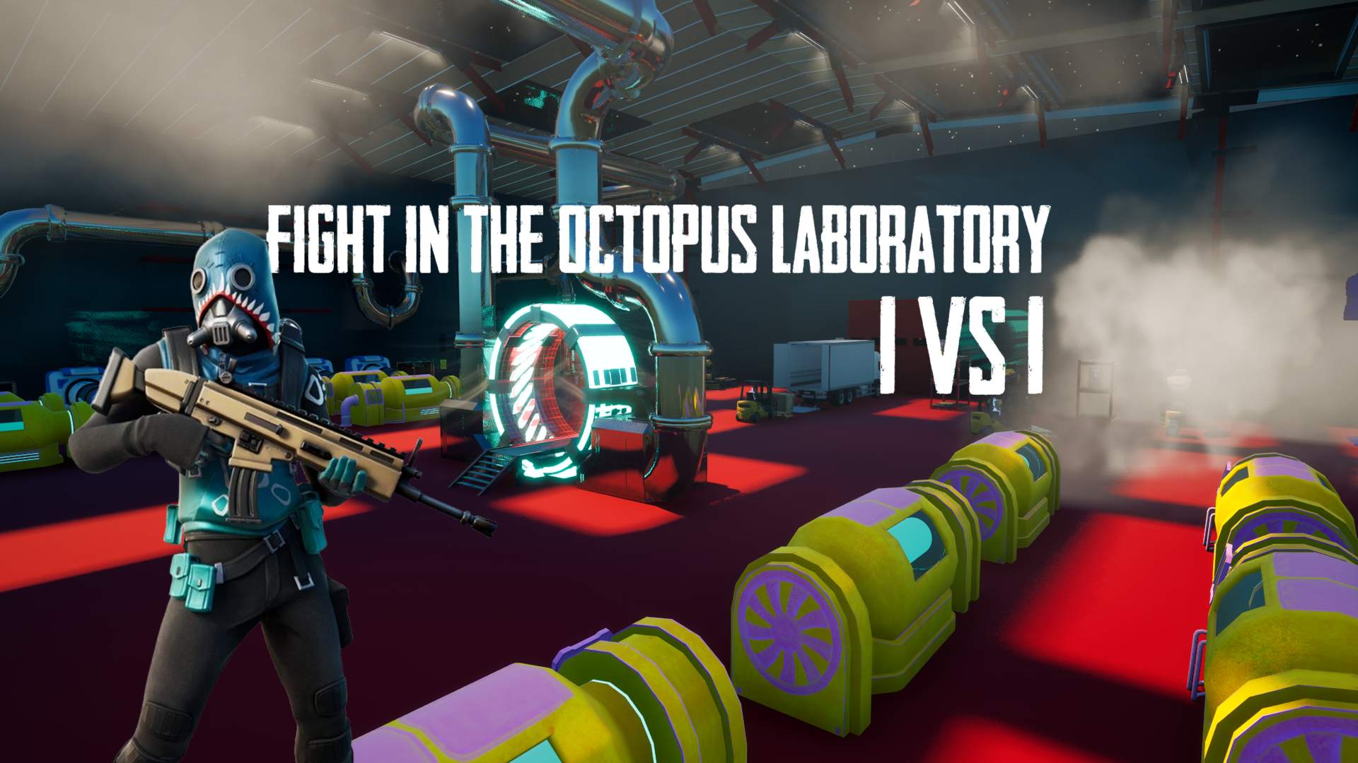 fight in the octopus laboratory 1vs1