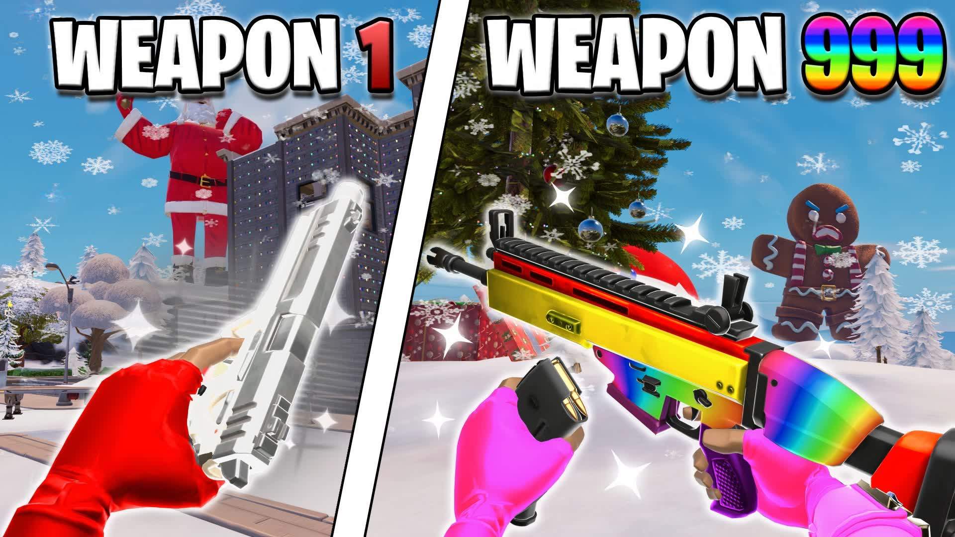 🎅FIRST PERSON XMAS GUN GAME🎄ONE SHOT🎯