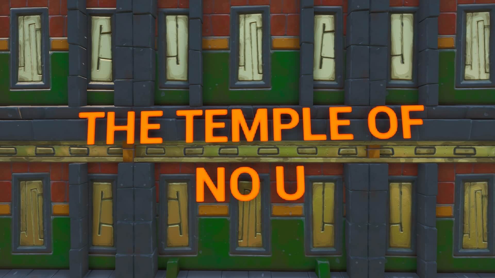 THE TEMPLE OF NO U