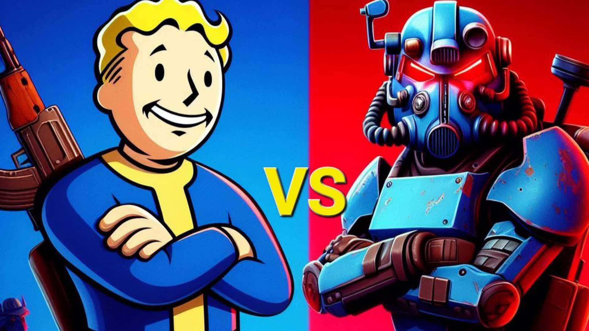 FALLOUT RED VS BLUE 🔴🔵