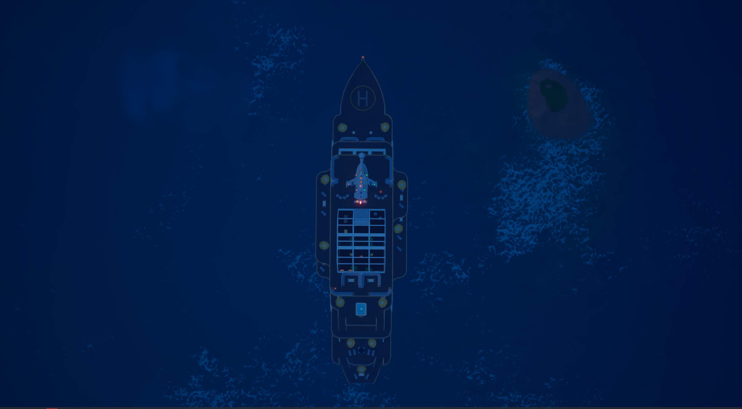Yacht at Night Gun Game image 3