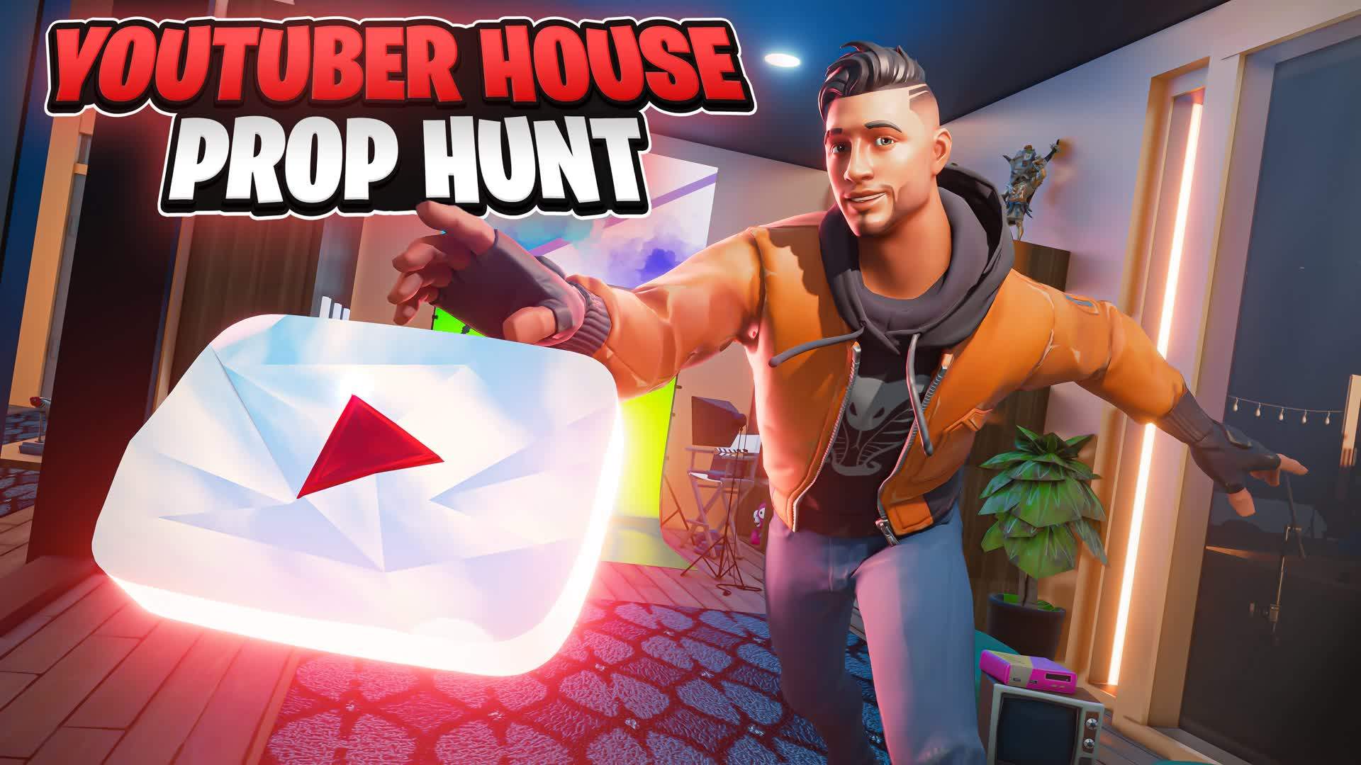 🔴Youtuber House - Prop Hunt🔴