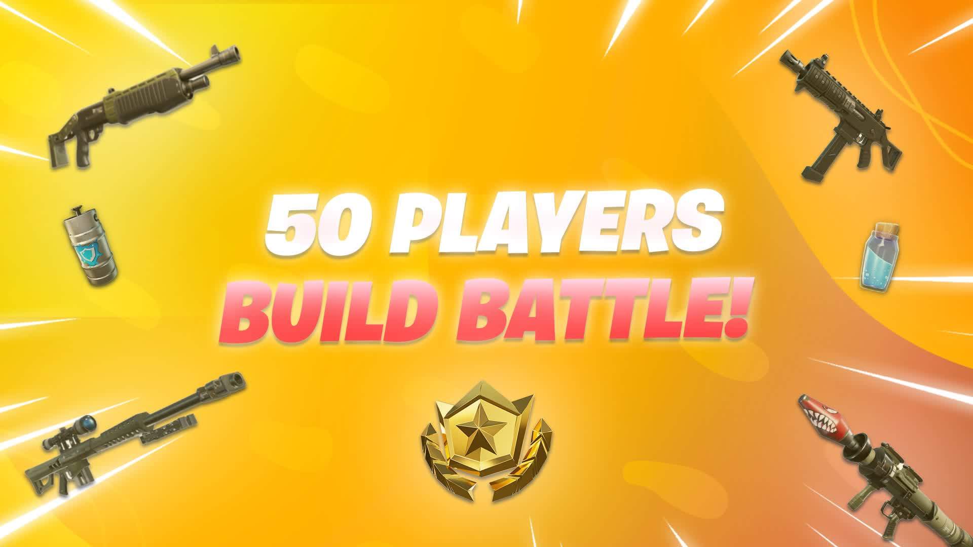 🌟50 Players Build Battle📈