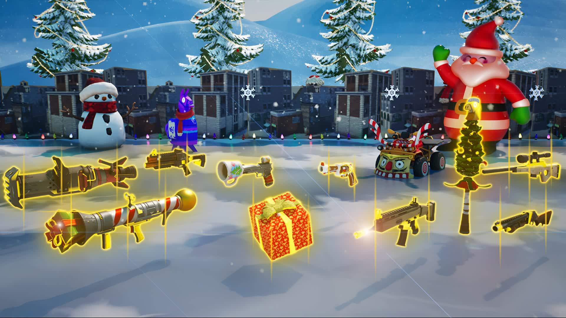 ❄️ CHRISTMAS Tilted Zone Wars 🎅