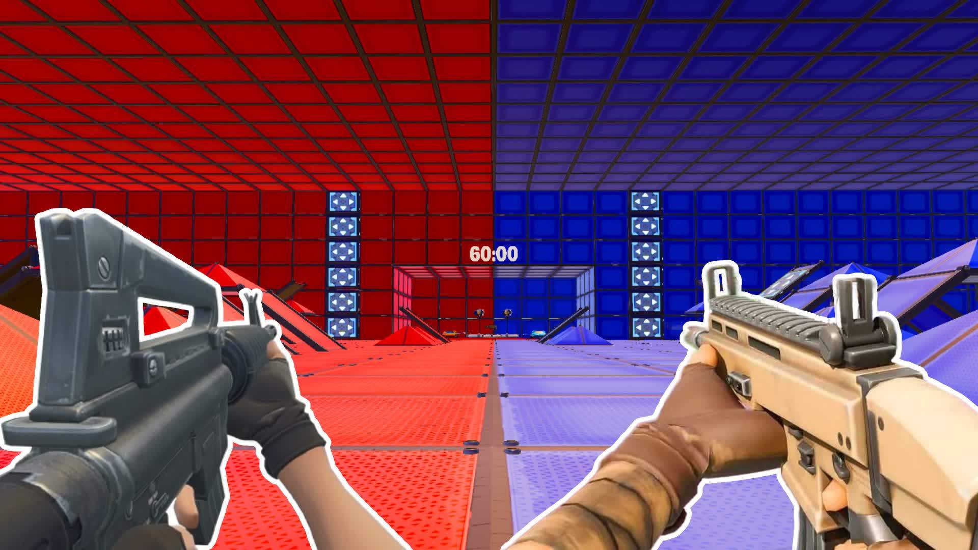 FIRST PERSON HYPER RED VS BLUE 🔴🔵