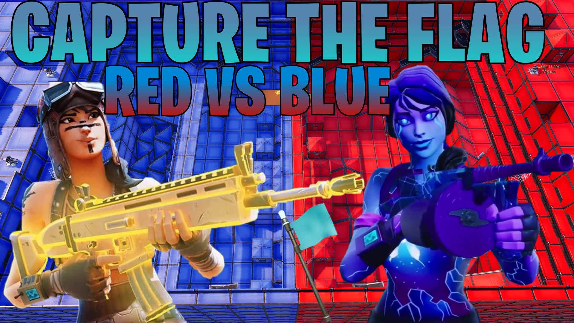 🚩CAPTURE THE FLAG 🔵BLUE VS RED 🔴