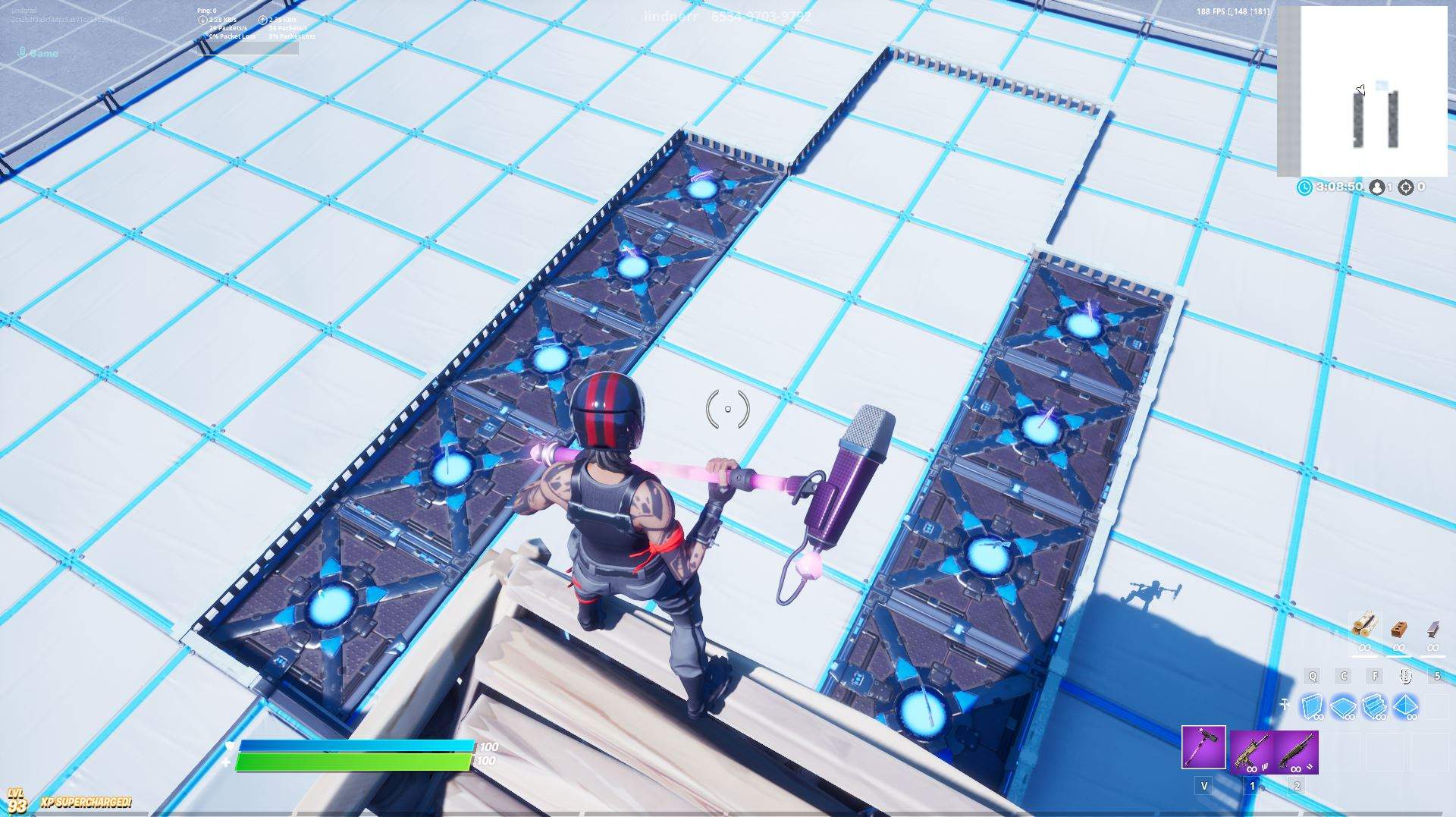 WHITE THEMED 1V1 BUILDFIGHT MAP! image 2