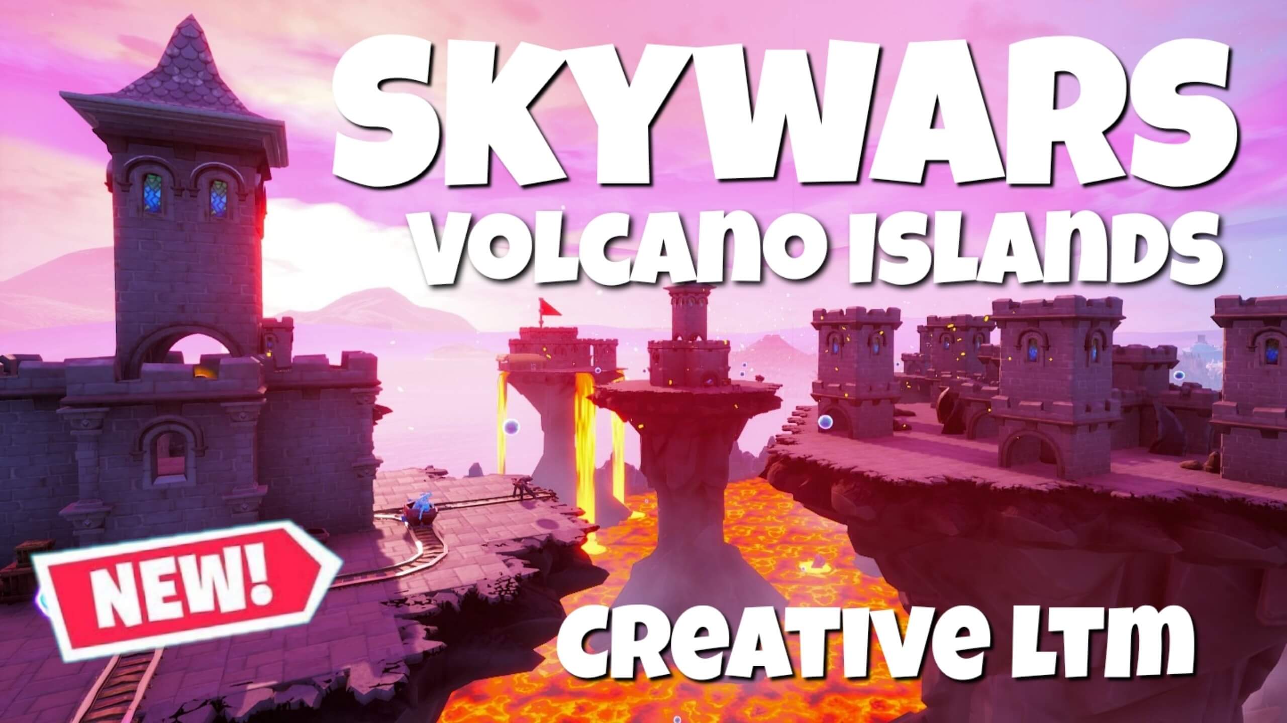sky wars volcano islands - skywars codes fortnite