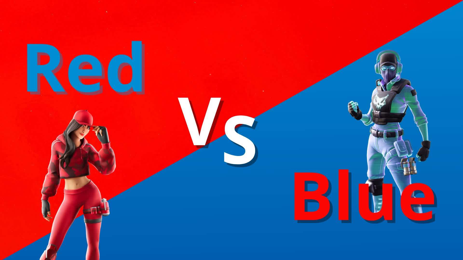 🔴 Red vs Blue 🔵 (25 vs 25)