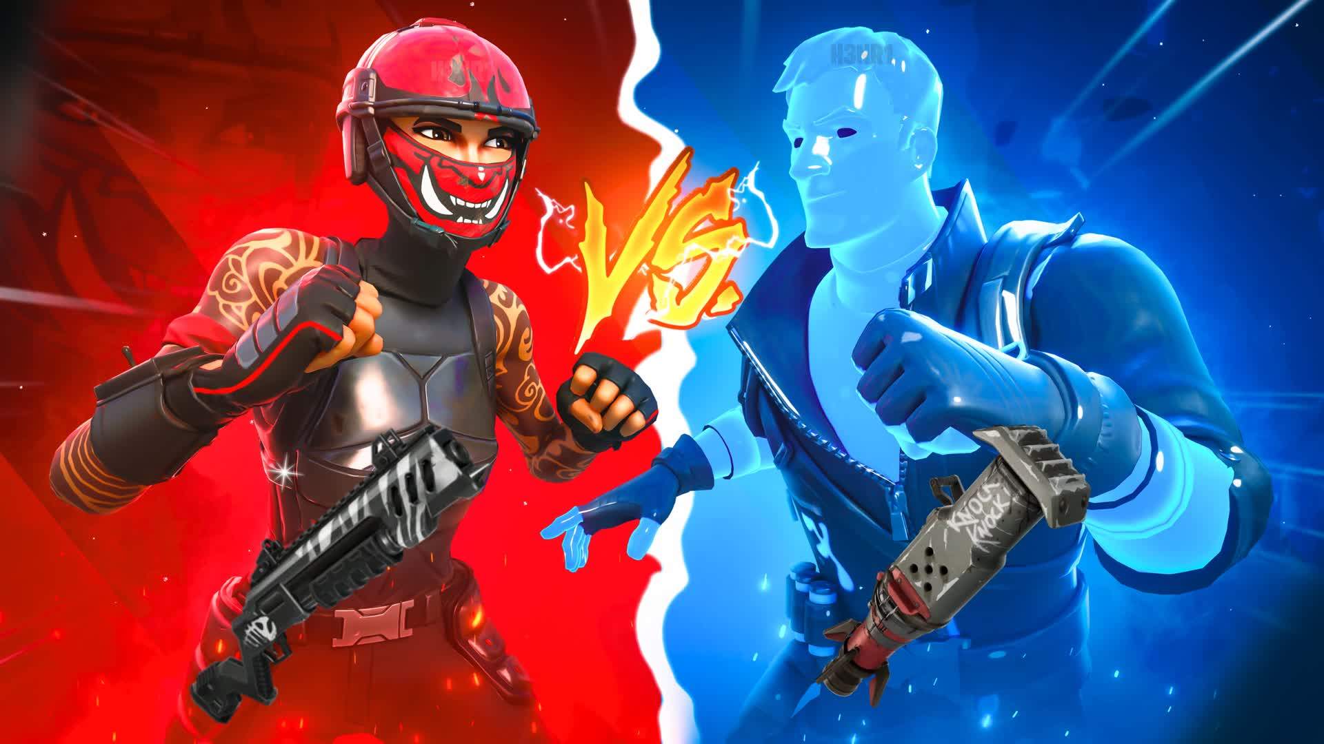 RED VS BLUE CRAZY BOXFIGHTS 5553-4137-4429, de jaced — Fortnite