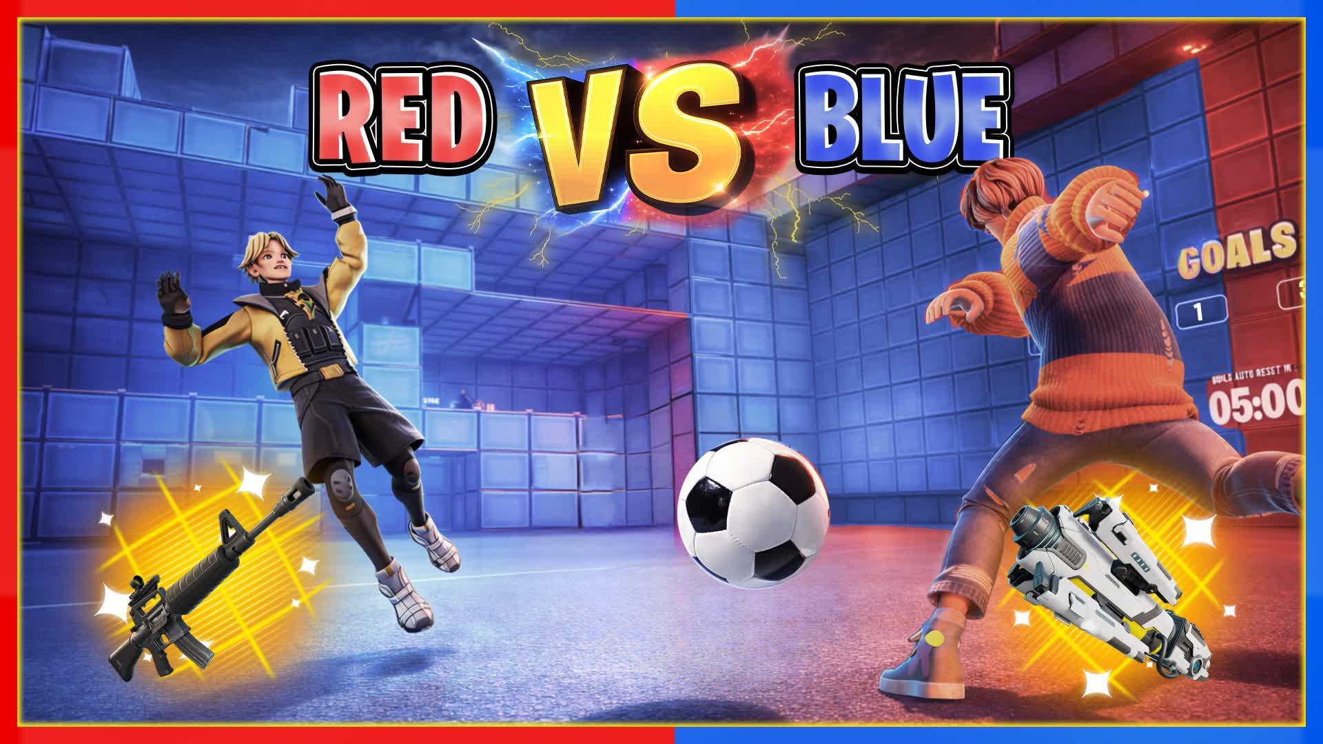 RED V BLUE FOOTBALL