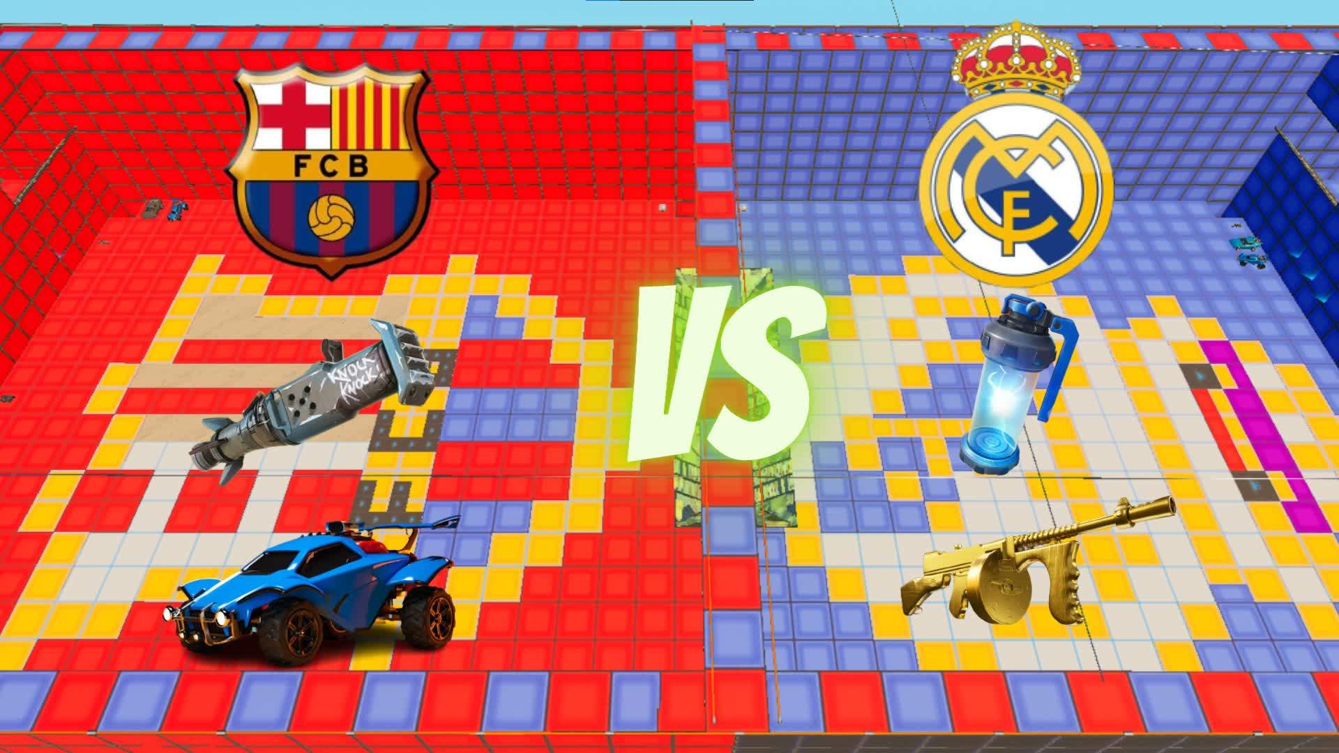 👑 FC Barcelona VS Real Madrid 👑 R vs B