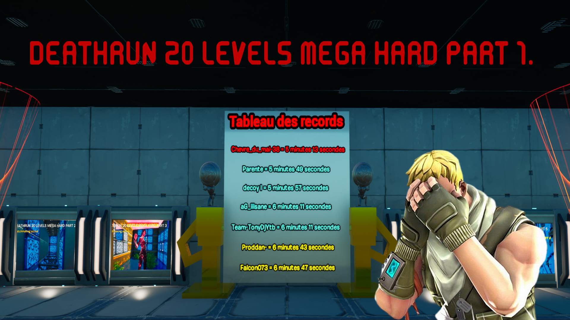 Deathrun 20 Levels Mega Hard Part 1.