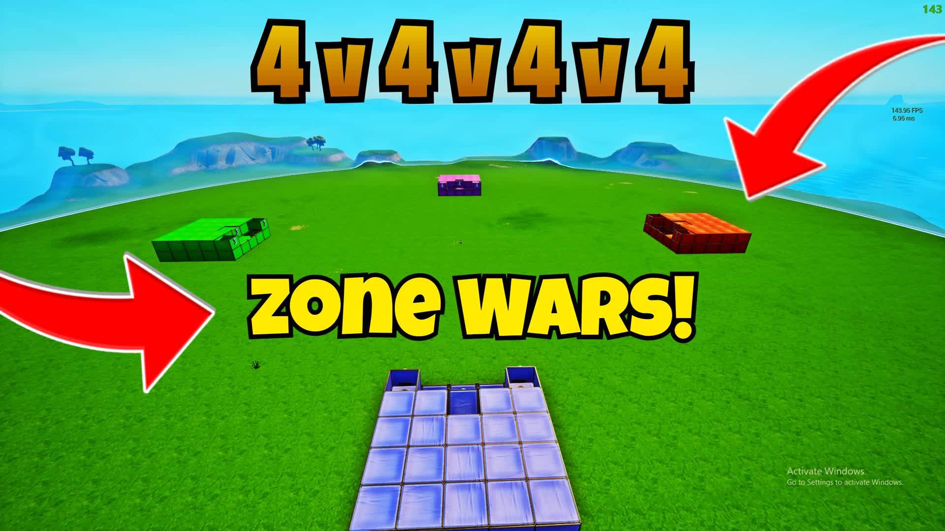 TOG's 4V4V4V4 Zone Wars!