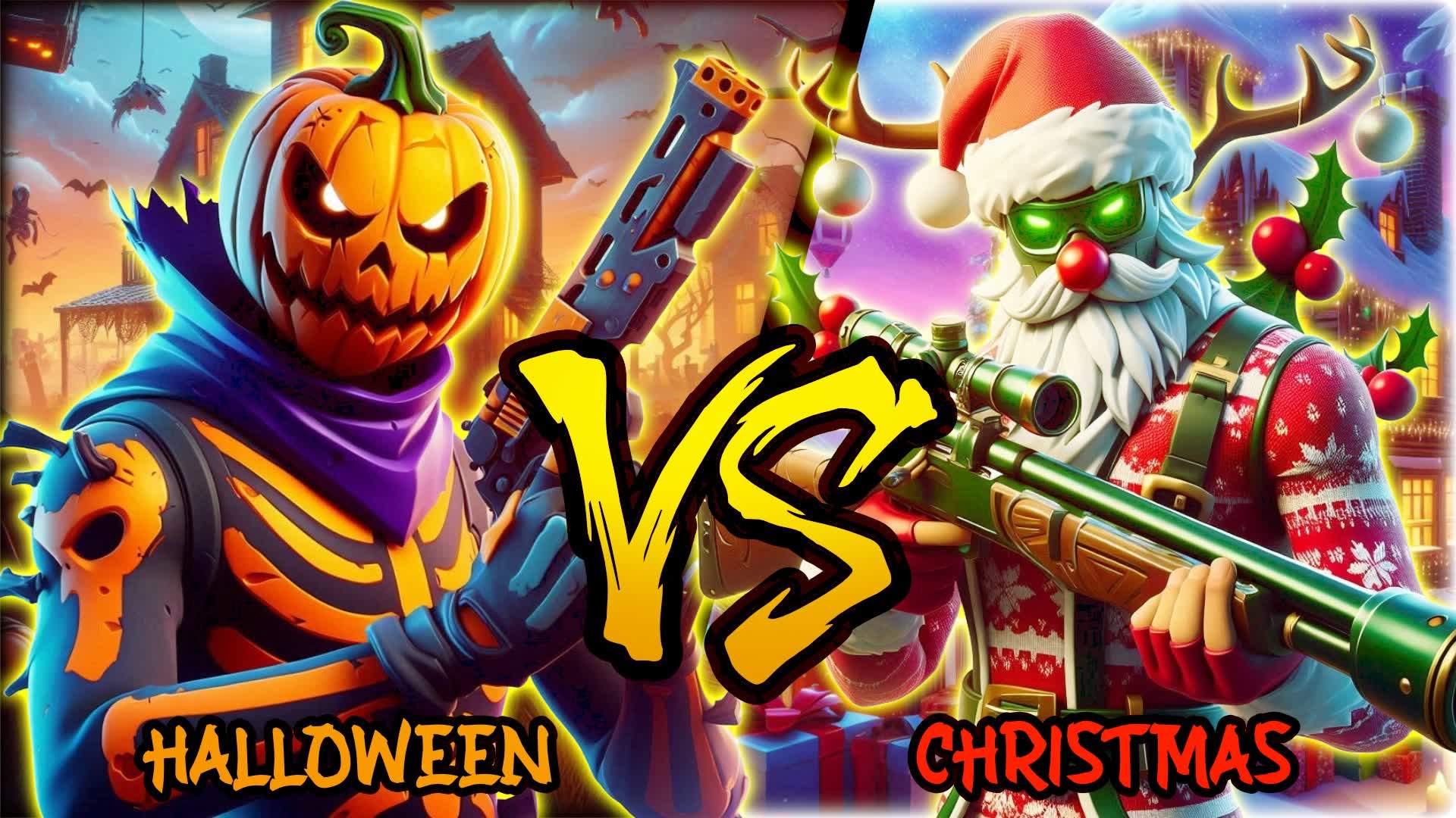 🎃 HALLOWEEN VS CHRISTMAS 🎅 with POWERS