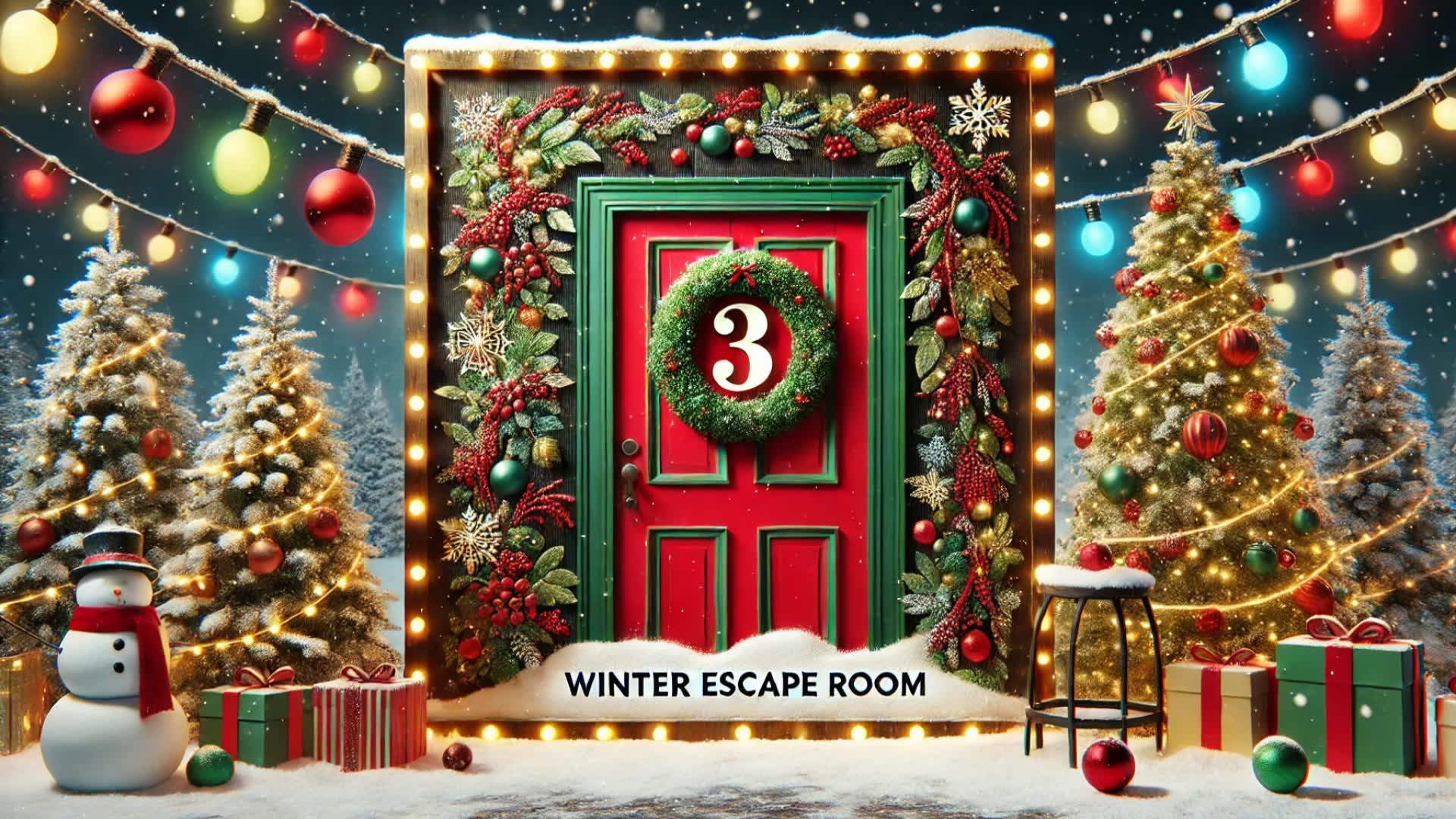 🎄#3 WINTER ESCAPE ROOM ☃️ WINTERFEST