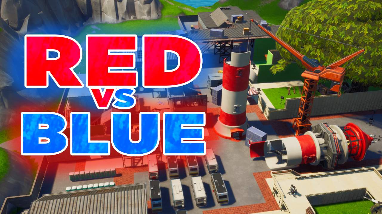 RED VS BLUE - Fortnite Creative Map Code - Dropnite