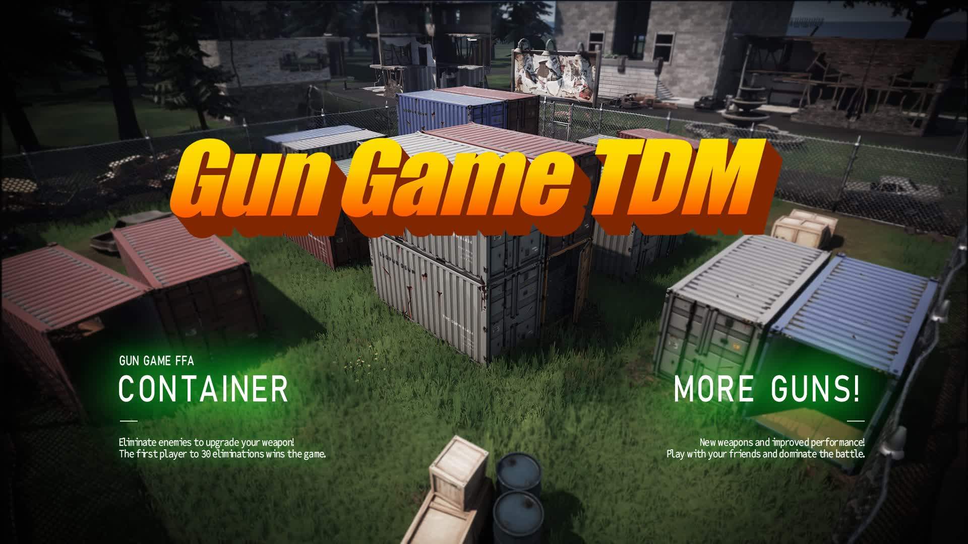 Container Gun Game Team Elimination