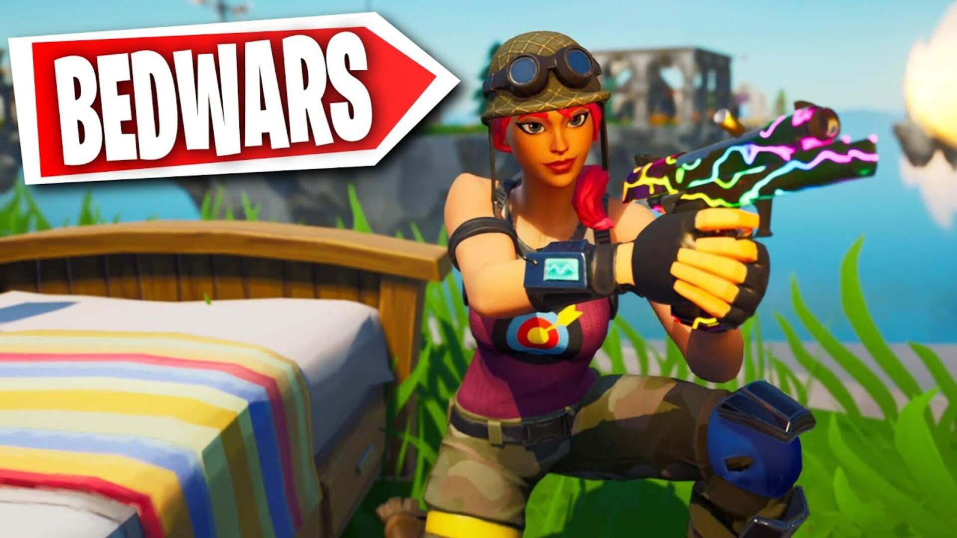 How to play Bed Wars in Fortnite! (PvP mini-game adapted from Minecraft) 