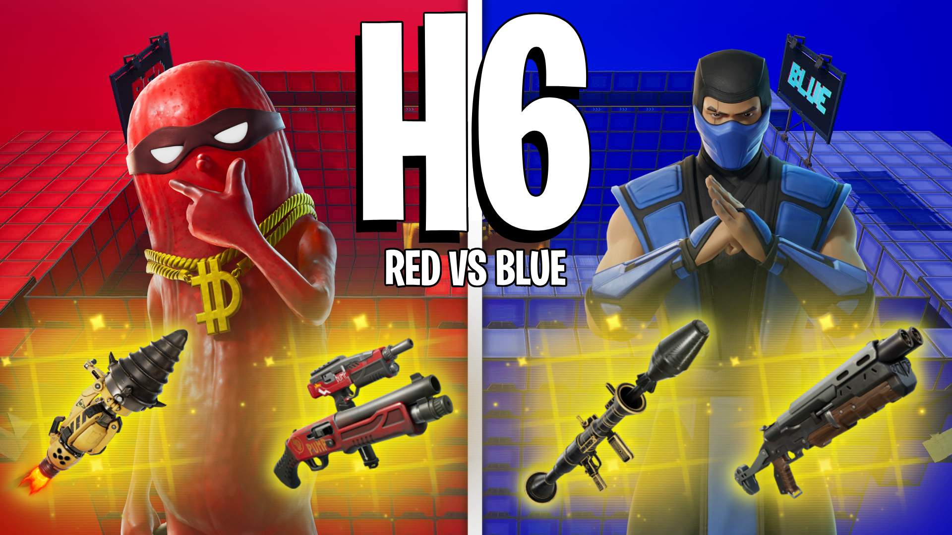 H6 RED VS BLUE 🔴🔵