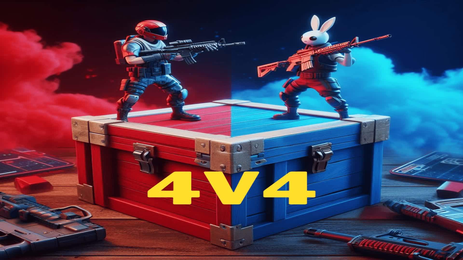 🔴 RED VS BLUE 🔵 | BOX PVP | 4 V 4