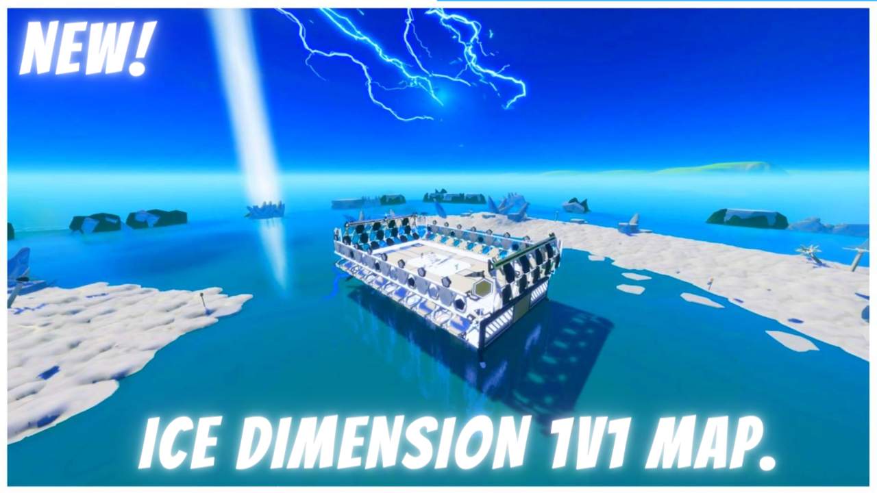 THE ENCHANTED ICE DIMENSION || 1V1 MAP