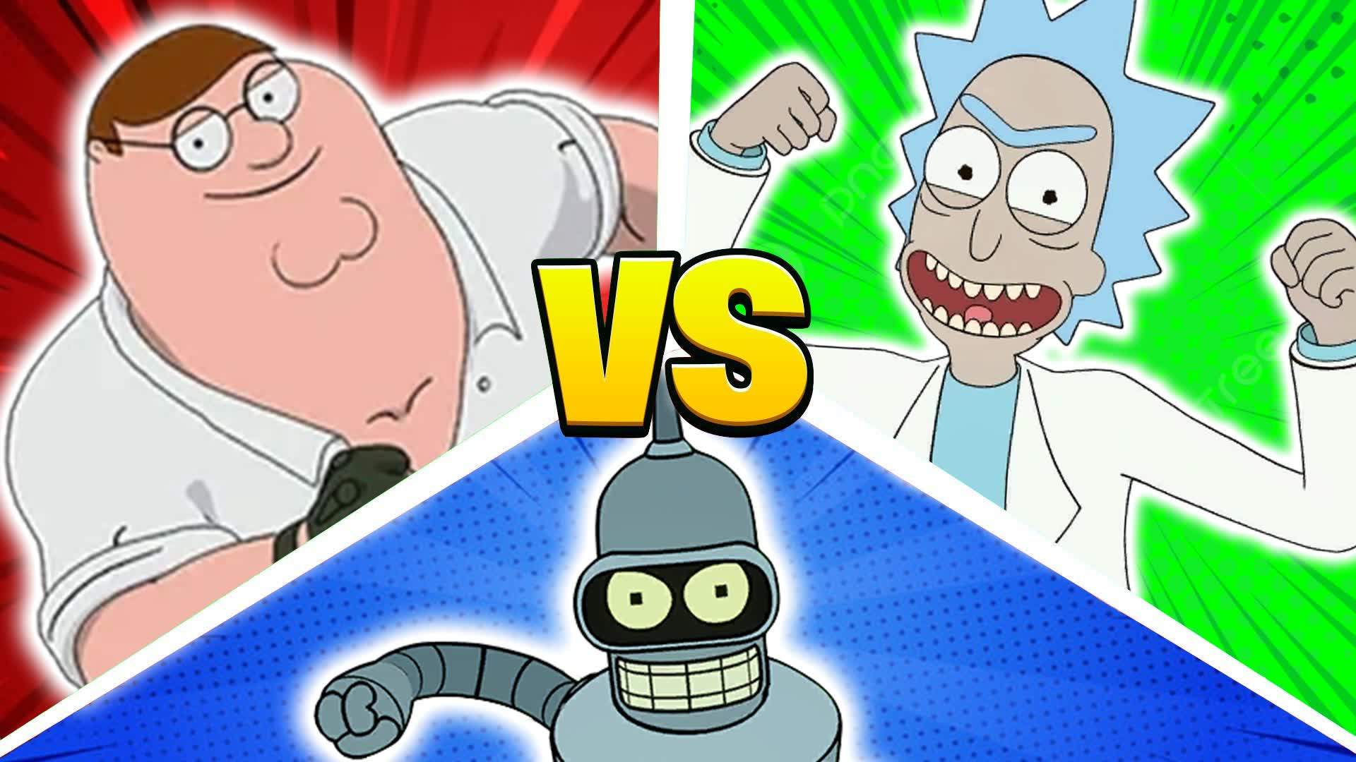 Family Guy VS Rick & Morty VS Futurama