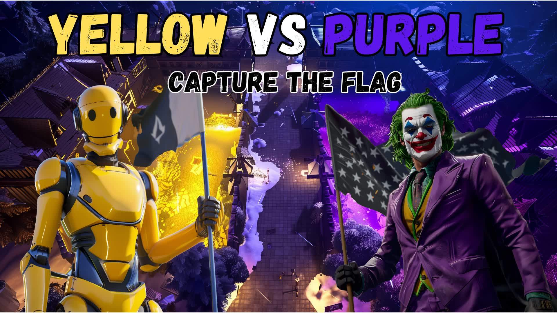 Capture The Flag 🏳️ Yellow vs Purple⚡😈