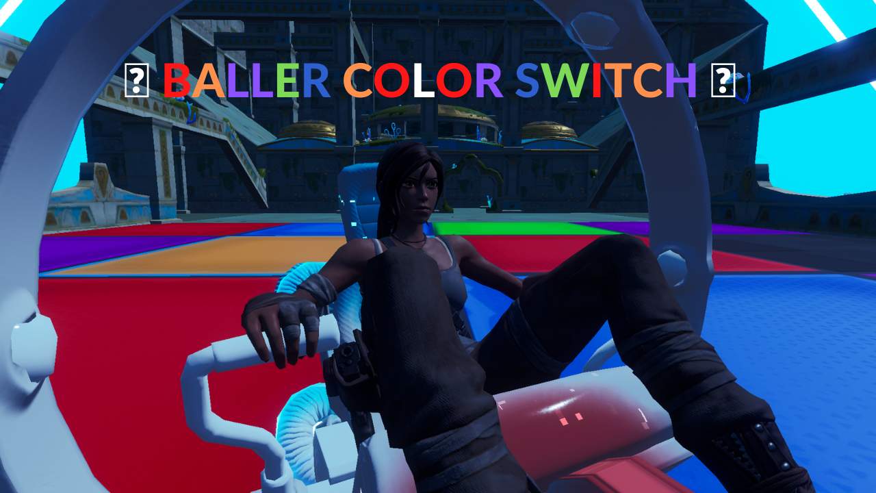 🔱 Baller Color Switch 🔱 - Fortnite Creative Mini Games Map Code