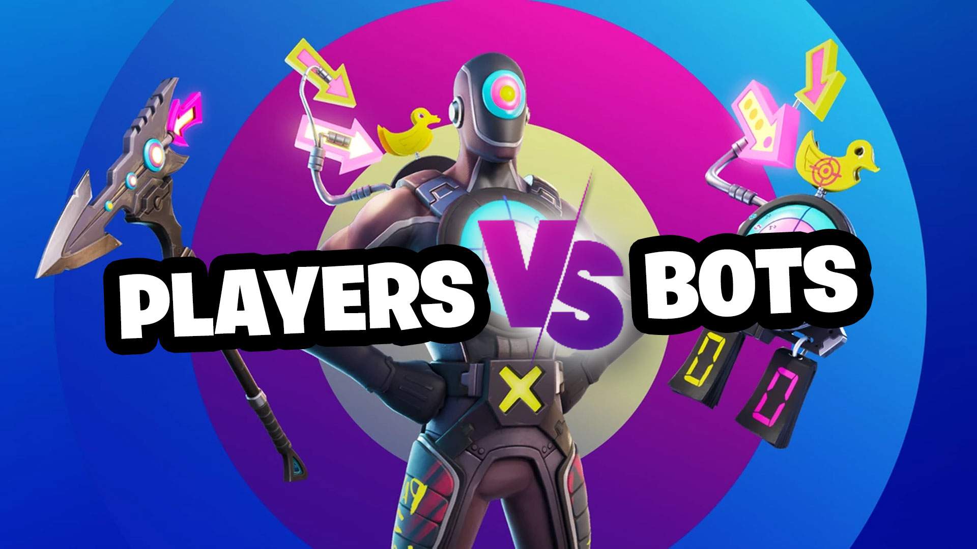 Players Vs Bots 99 Bots Fortnite Creative and Warm Up Map Code