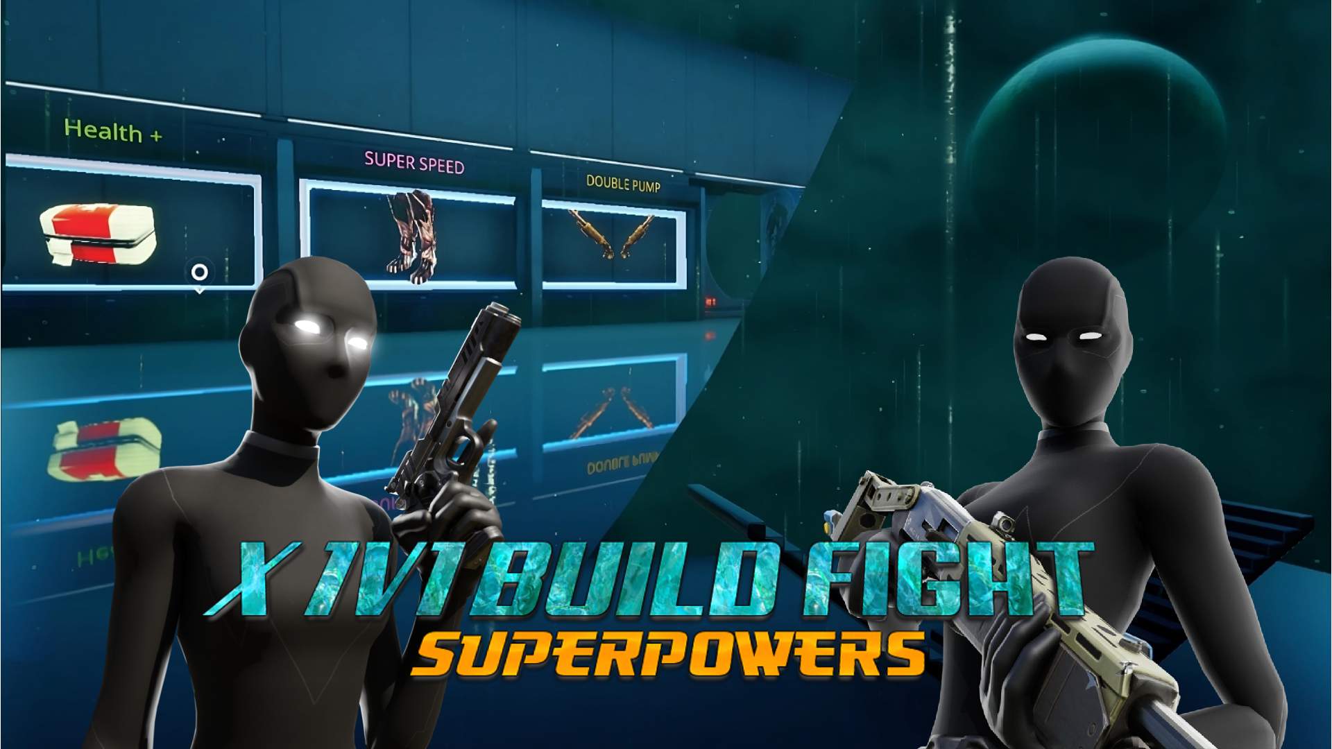 💎💥X 1V1 BUILD FIGHT (Superpowers)💥💎