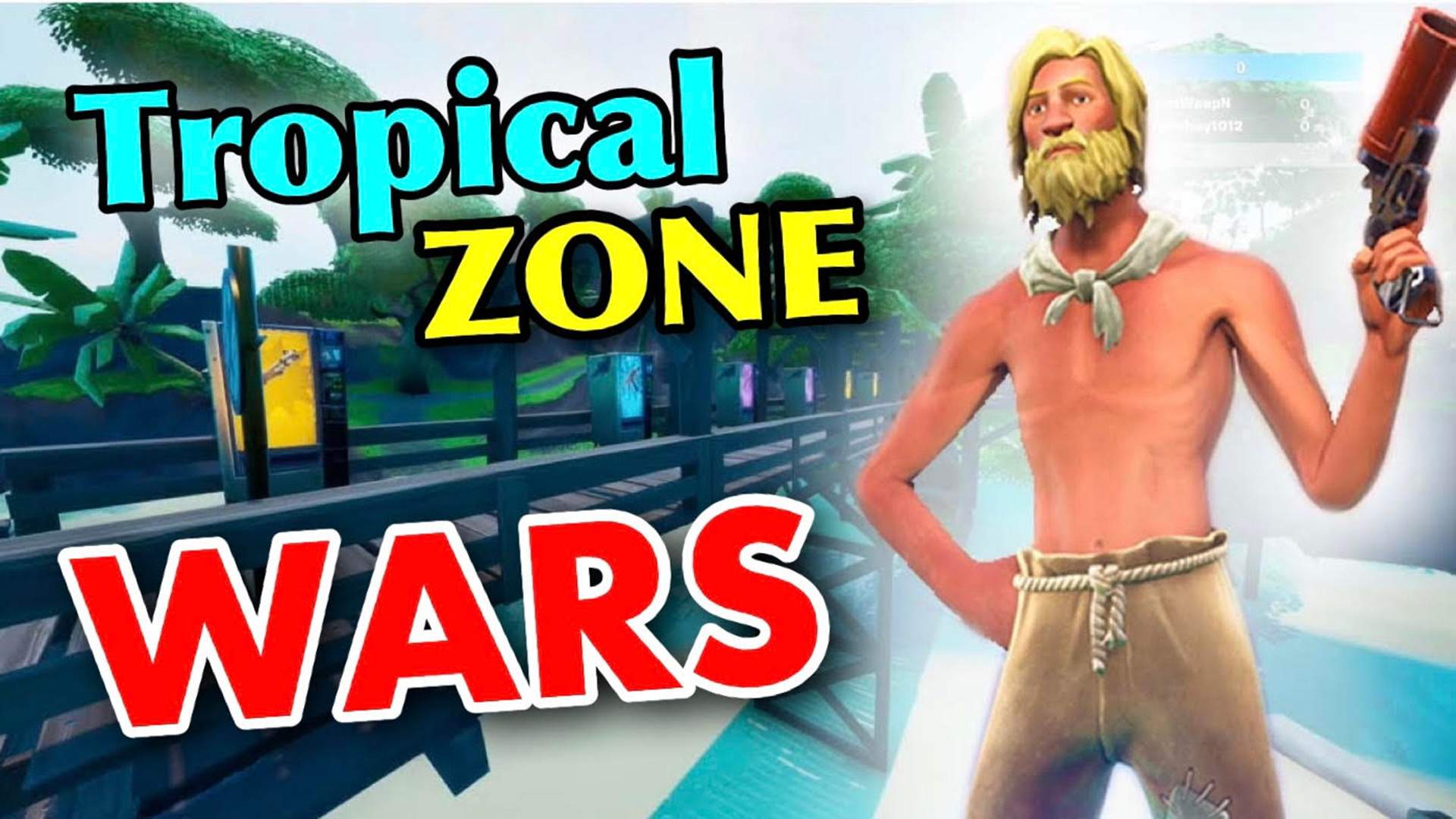 TROPICAL ZONE WARS - Fortnite Creative Map Code - Dropnite