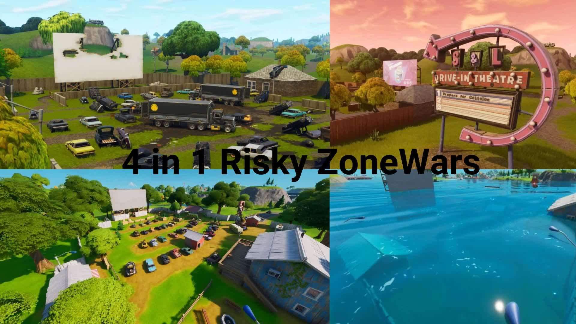 4 in 1 Risky ZoneWars