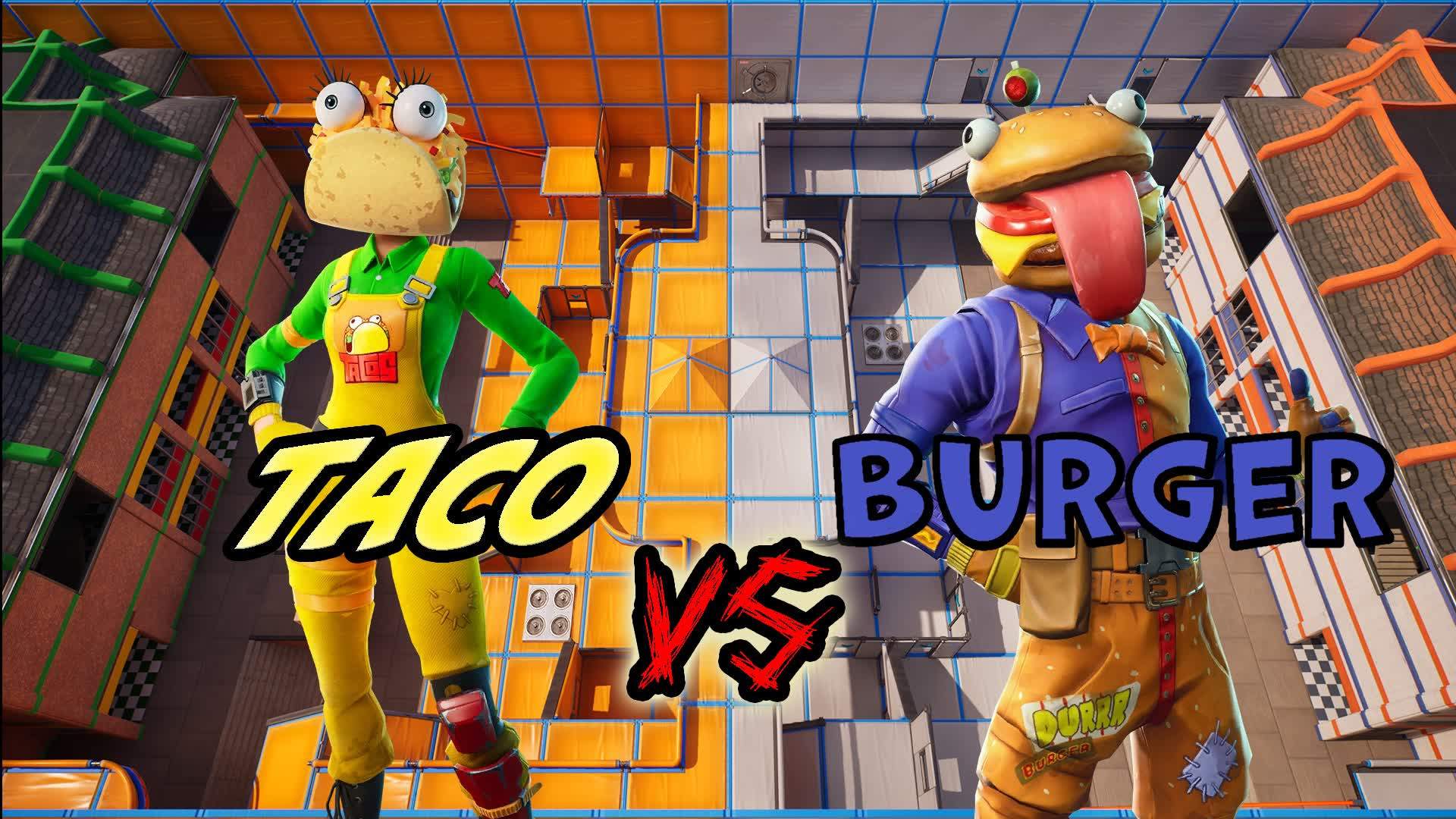 Taco Vs Burger - ZERO BUILD🚫