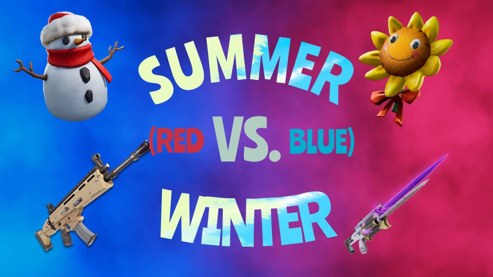 ⛱️ SUMMER VS. WINTER ☃️ (RED VS. BLUE)