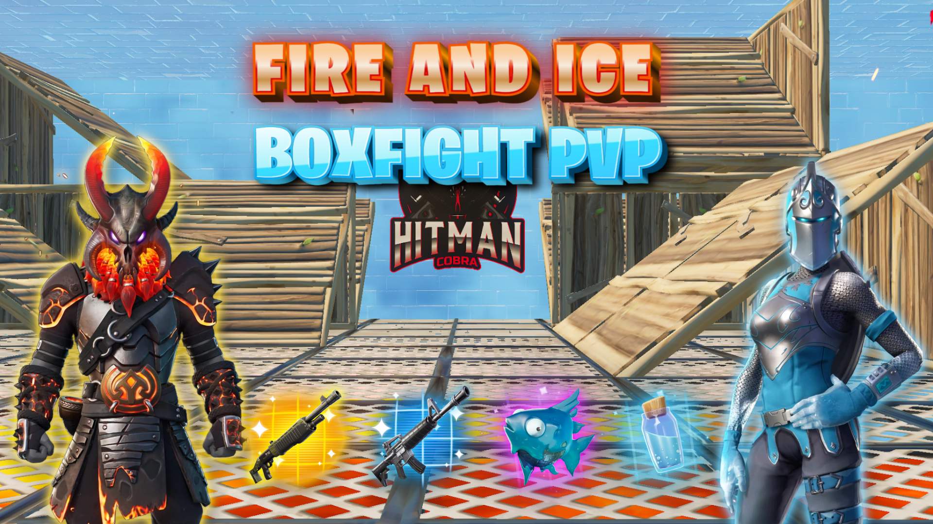 🔥 FIRE & ICE ❄ BOXFIGHT PVP📦