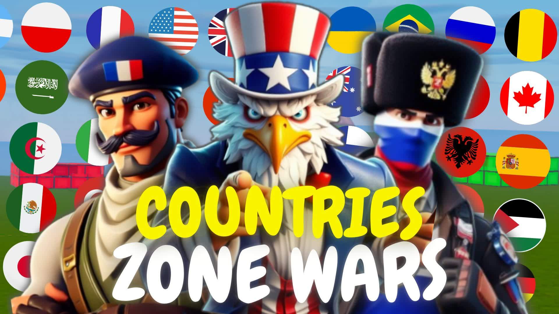 🌎 Countries Zone War