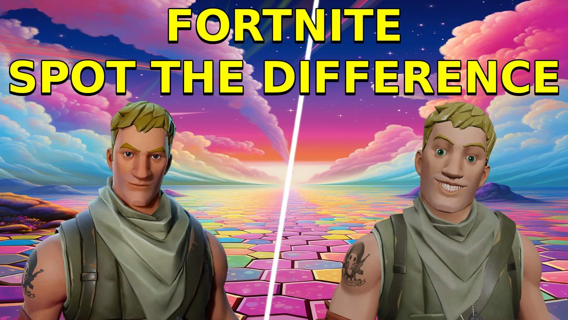 Fortnite Spot The Difference