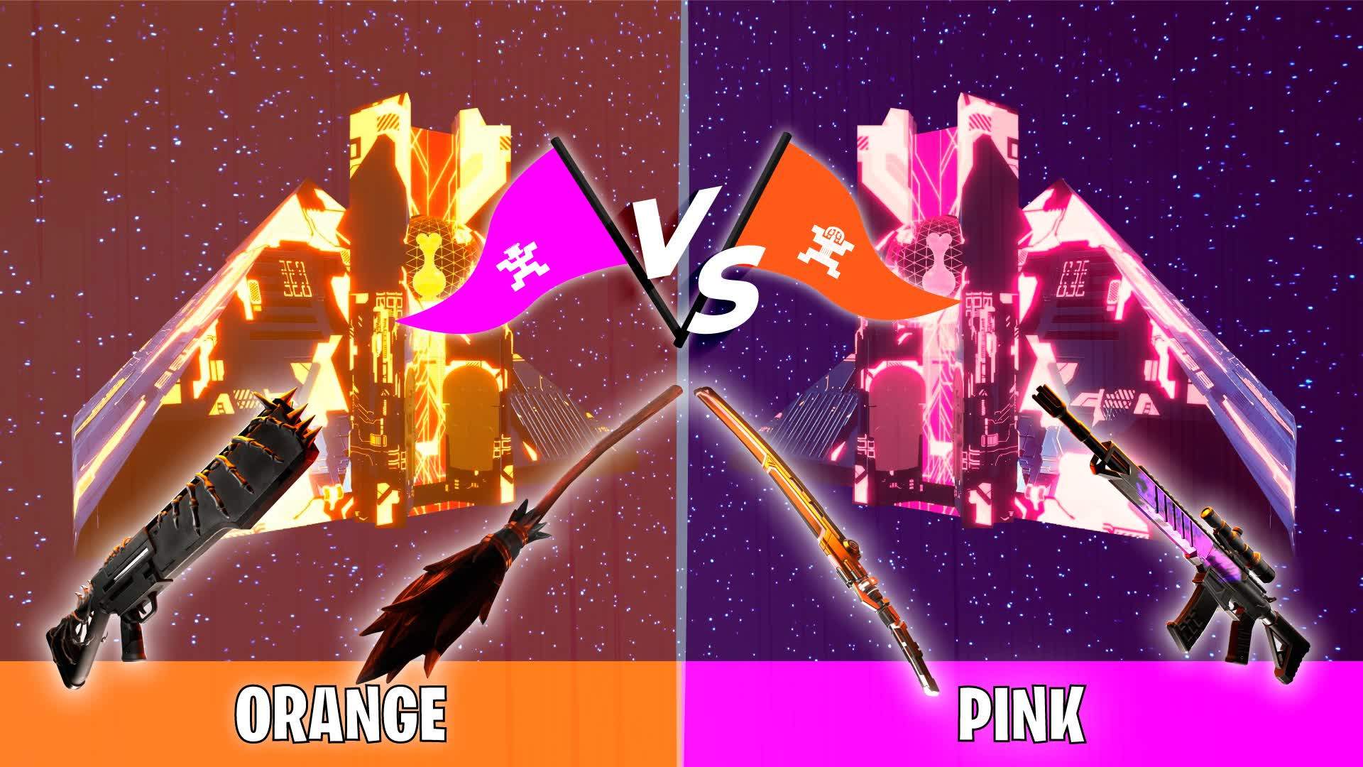 Neonpolis Orange vs Pink