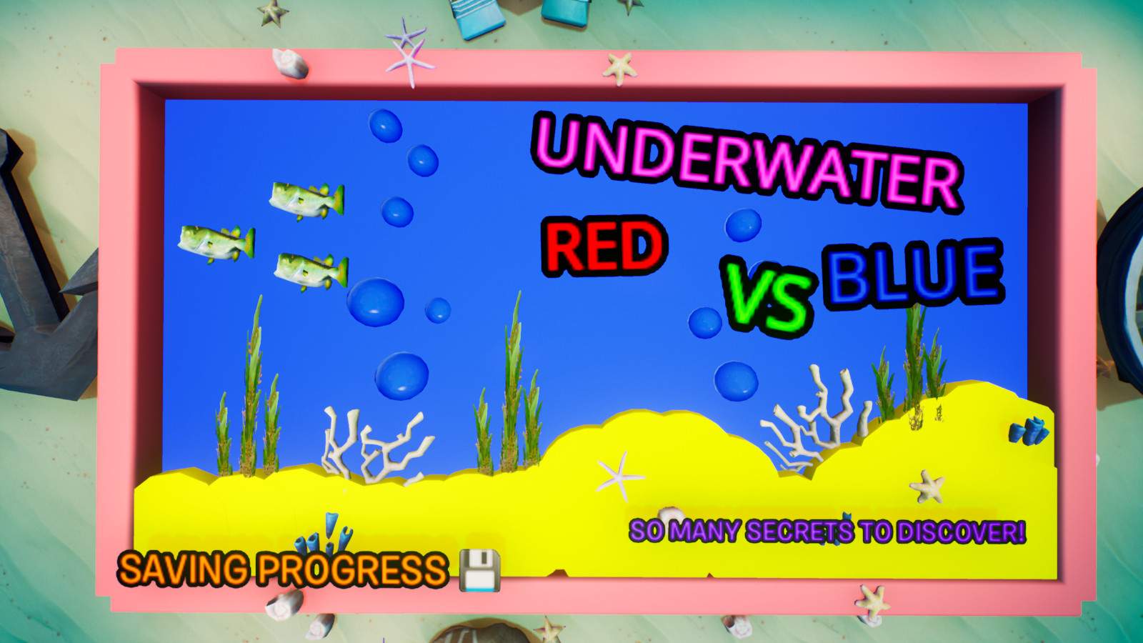 🌊UNDER WATER 🔴RED VS BLUE🔵🌊(PROS💯)