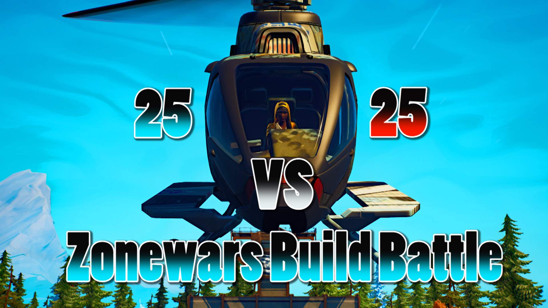 25 VS 25 ZONEWARS BUILD BATTLE