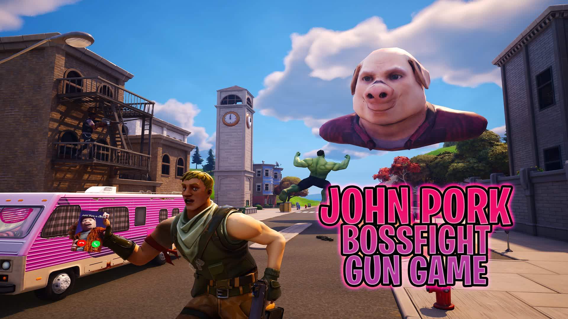 JOHN PORK BOSSFIGHT GUNGAME🐷