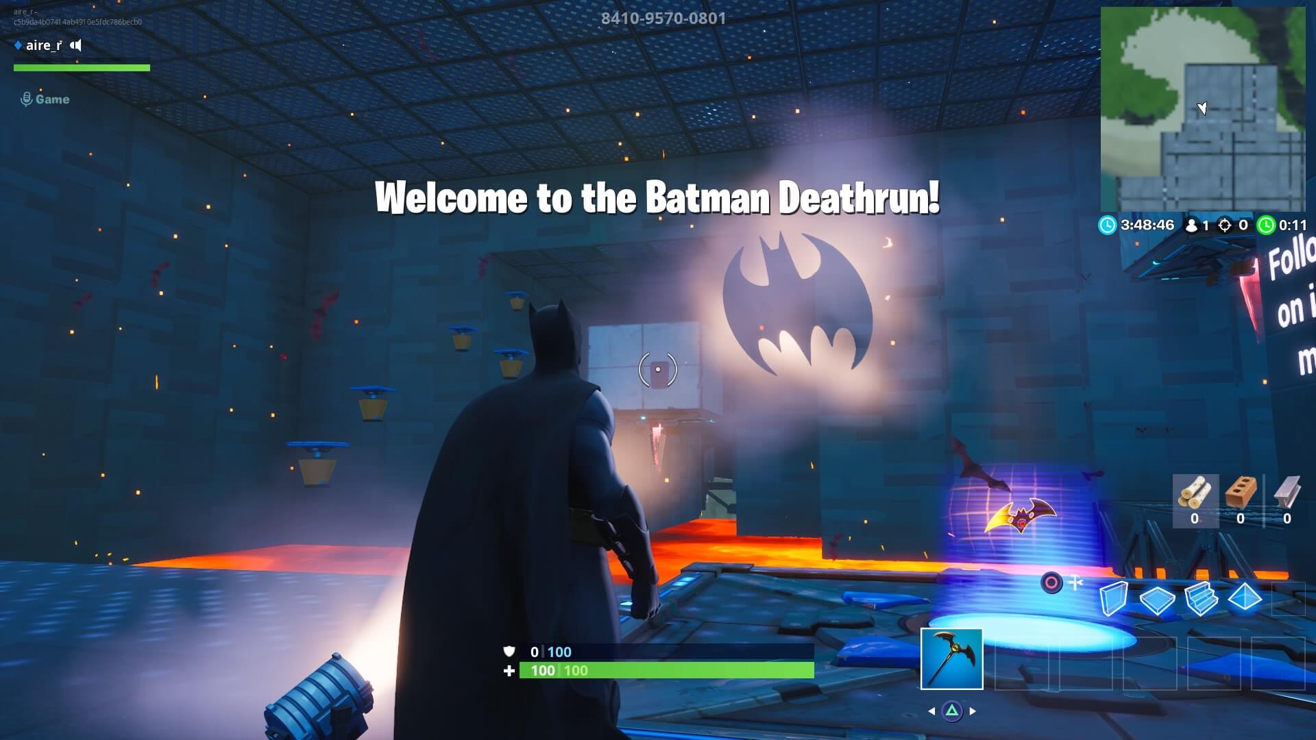 Batman Deathrun Fortnite The Batman Deathrun Fortnite Creative Parkour And Deathrun Map Code