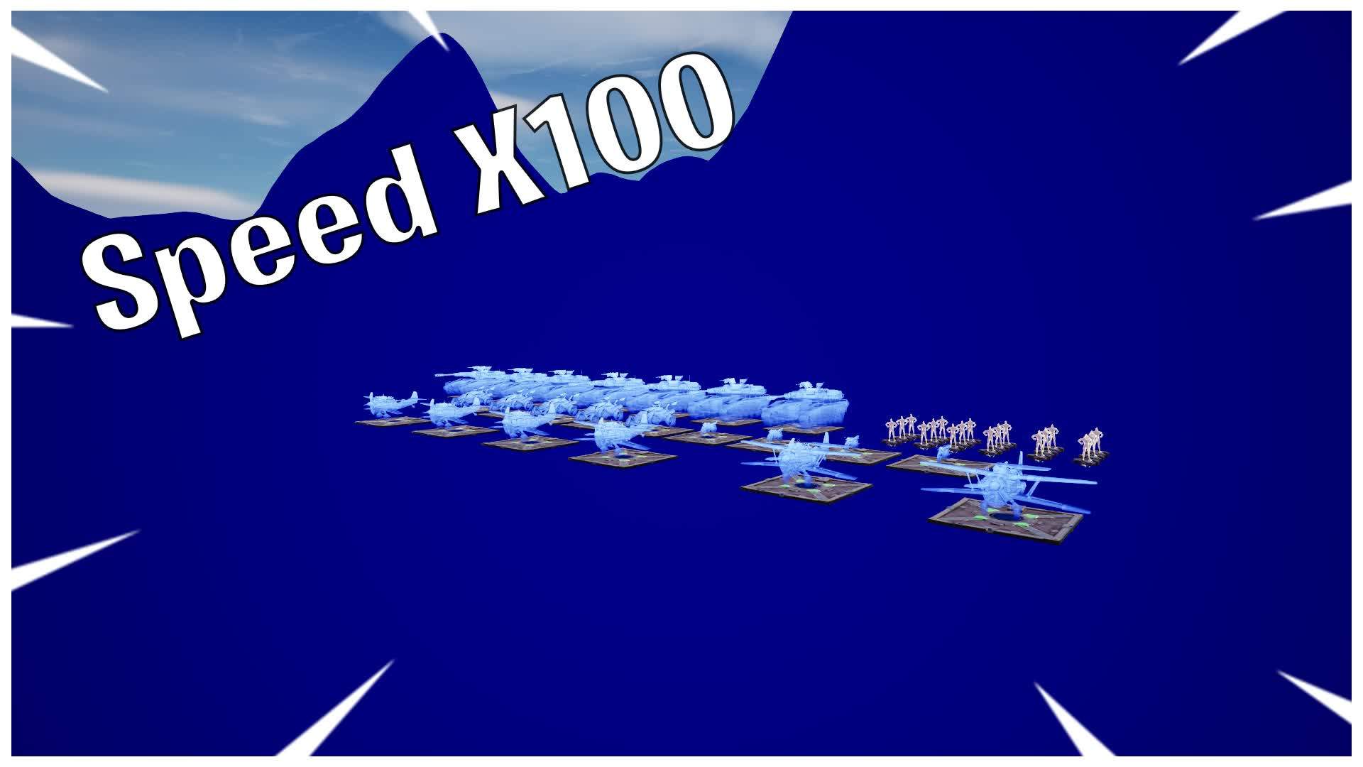 Blue Speeeed x100