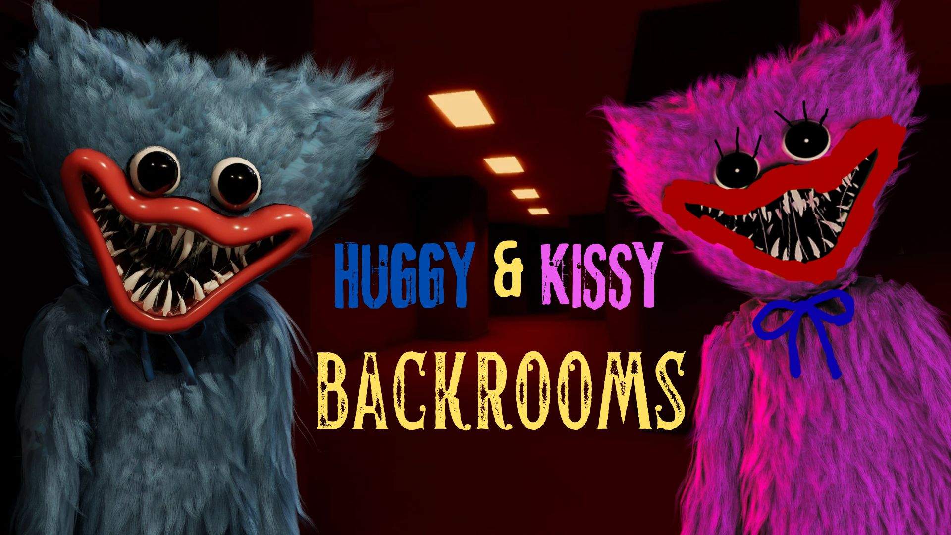 HUGGY & KISSY BACKROOMS [HORROR]