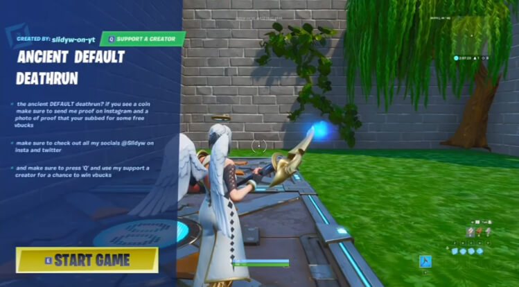 Ancient Default Deathrun Fortnite Creative Parkour And Deathrun Map Code