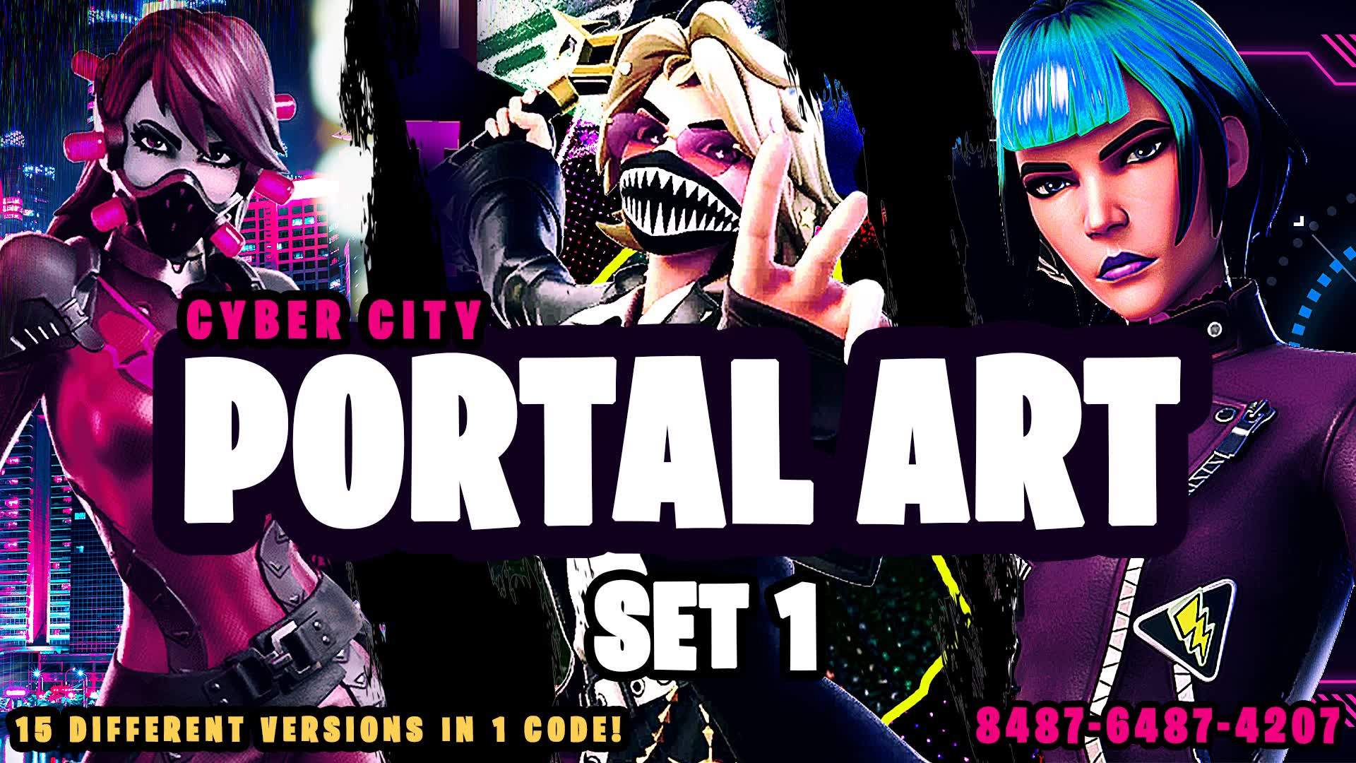 [PRO] Cyber City Portal Art (Set 1)